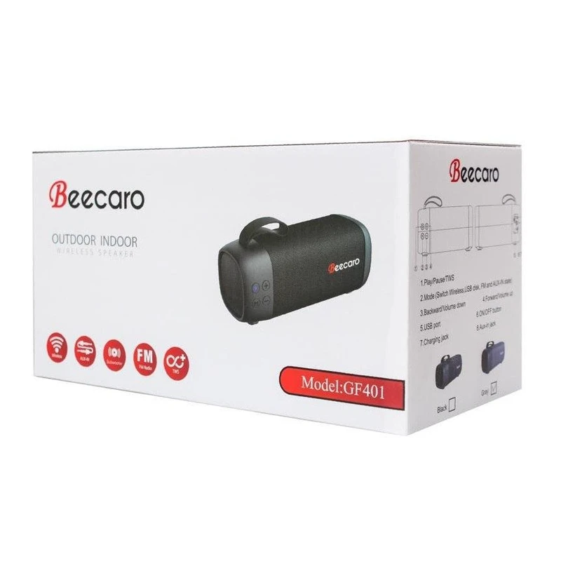 اسپیکر بلوتوثی بیکارو مدل gf401