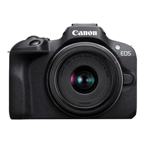 دوربین عکاسی بدون آیینه کانن مدل r100 با لنز 18-45 mm