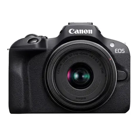 دوربین عکاسی بدون آیینه کانن مدل r100 با لنز 18-45 mm