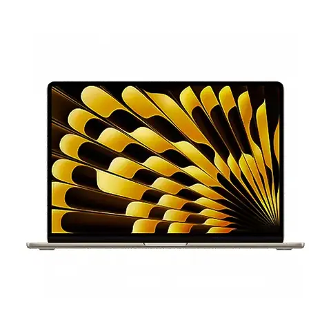 لپتاپ 15.3 اینچی اپل مدل macbook air mry m3 با ظرفیت حافظه ی 256 گیگابایت و ظرفیت رم 8 گیگ