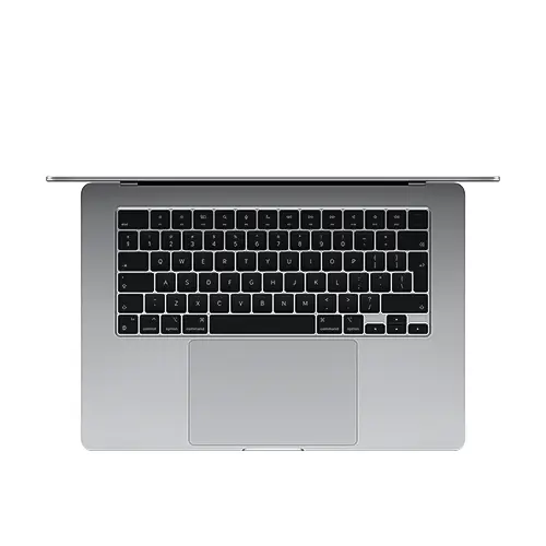 لپتاپ 15.3 اینچی اپل مدل macbook air a3114 mxd m3 با ظرفیت حافظه ی 512 گیگابایت و ظرفیت رم 16 رم