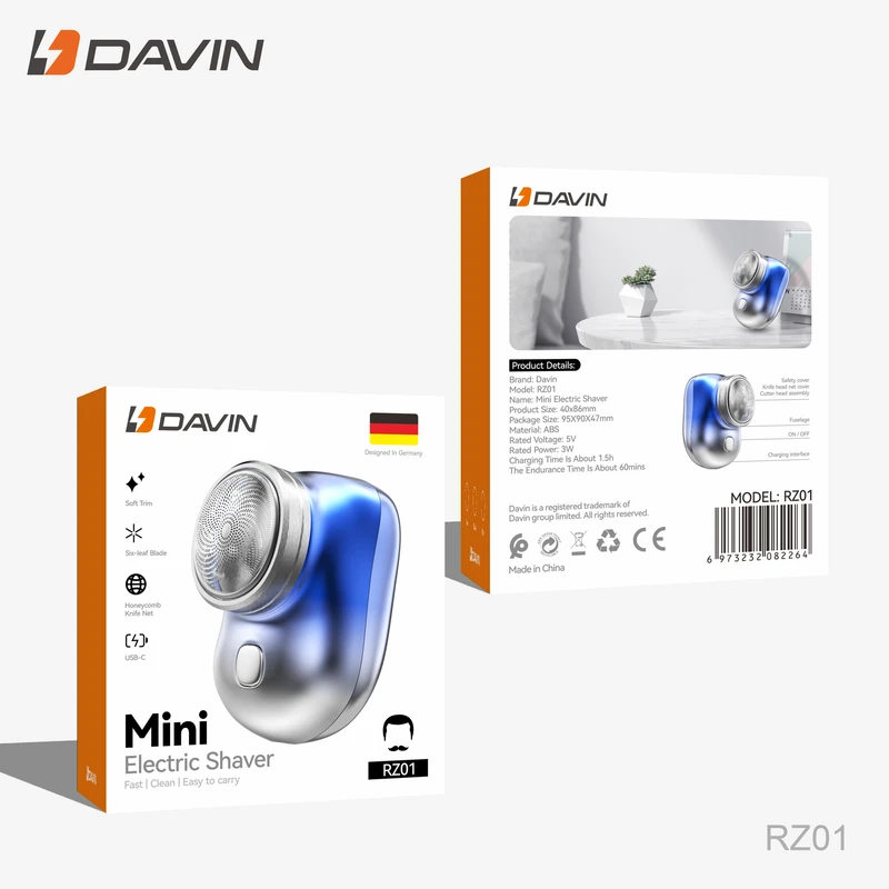 ماشین اصلاح موی صورت داوین مدل mini shaver rz01