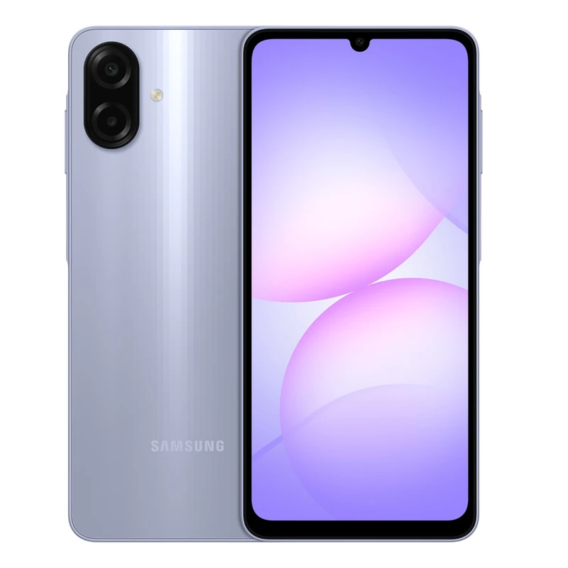 گوشی موبایل سامسونگ مدل galaxy a07 دو سیم کارت ظرفیت 128 گیگابایت و رم 4 گیگابایت به همراه شارژر 25 وات سامسونگ