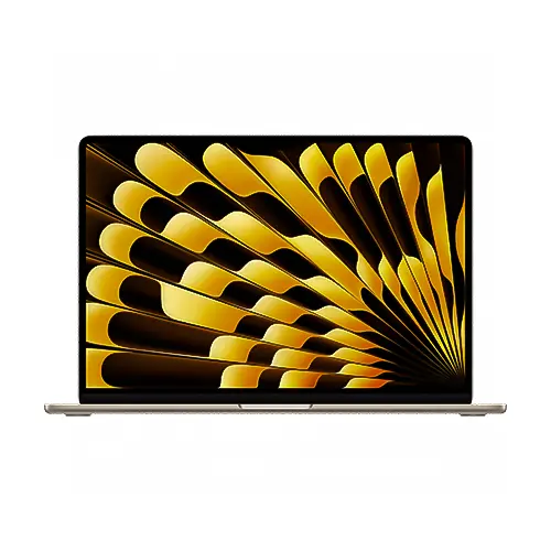 لپتاپ 15.3 اینچی اپل مدل macbook air a3114 mxd m3 با ظرفیت حافظه ی 512 گیگابایت و ظرفیت رم 16 رم