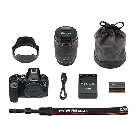 دوربین عکاسی بدون آیینه کانن مدل r6 mark ii با لنز 24-105 mm