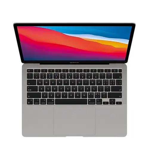 مک بوک 13 اینچی اپل مدل macbook air mgn93 2020 با حافظه ی 256 گیگابایت
