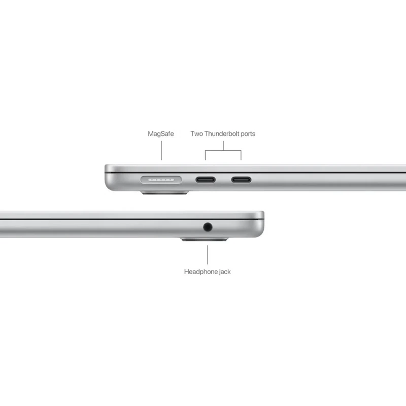 لپ تاپ 13.6 اینچی اپل مدل macbook air mw1 m4 2025 با حافظه ی 512 گیگابایت و ظرفیت رم 16 گیگابایت