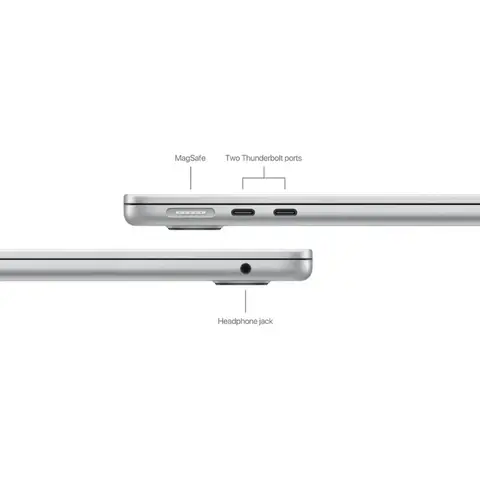 لپ تاپ 13.6 اینچی اپل مدل macbook air mw1 m4 2025 با حافظه ی 512 گیگابایت و ظرفیت رم 16 گیگابایت