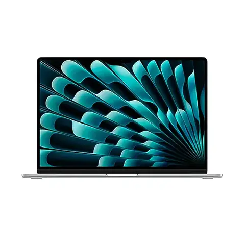 لپتاپ 15.3 اینچی اپل مدل macbook air mry m3 با ظرفیت حافظه ی 256 گیگابایت و ظرفیت رم 8 گیگ