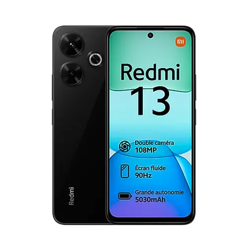 گوشی موبایل شیائومی مدل redmi 13 4g با حافظه ی 128 گیگابایت و ظرفیت رم 6 گیگابایت