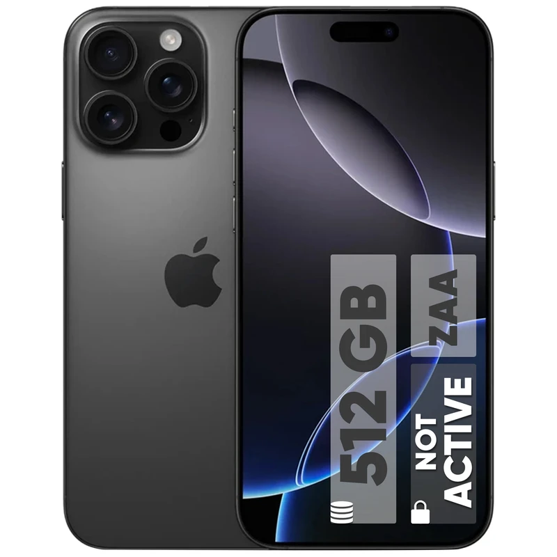 گوشی اپل iphone 16 pro max zaa رجیستر‌شده دو سیم‌کارت 512 گیگابایت با رم 8 گیگابایت
