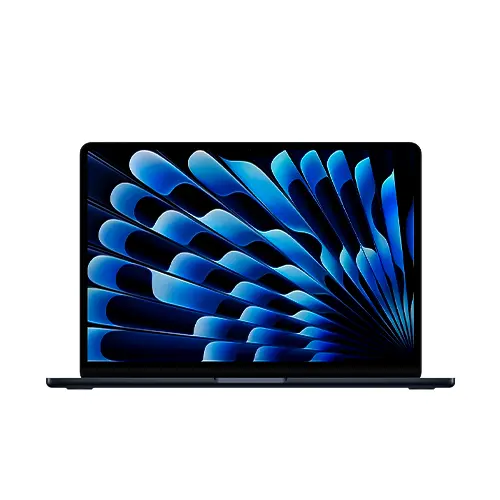 لپتاپ 13.6 اینچی اپل مدل macbook air mw123 2025 باظرفیت حافظه ی 256 گیگابایت و ظرفیت رم 16 گیگ