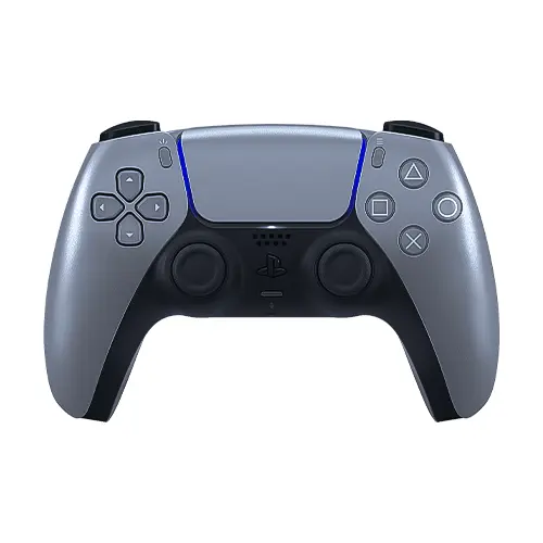 دسته بازی سونی dualsense 5 play station متالیک تقره ای