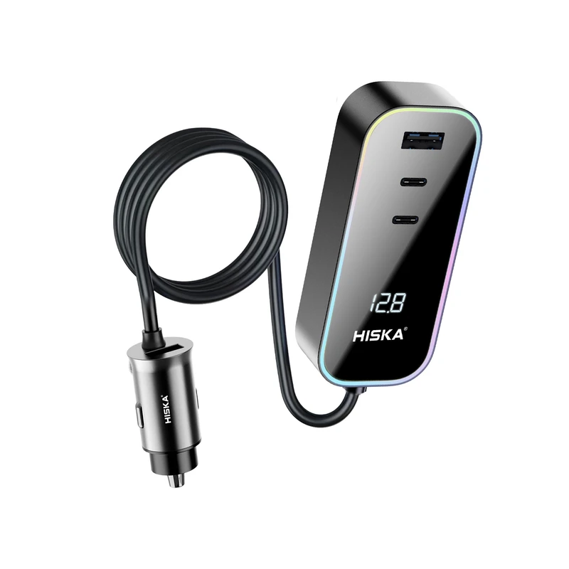 شارژر فندکی 120 وات هیسکا مدل hcc-328