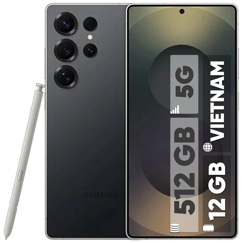 گوشی سامسونگ galaxy s25 ultra رجیسترشده دو سیم‌کارت 512 گیگابایت با رم 12 گیگابایت - پک ویتنام