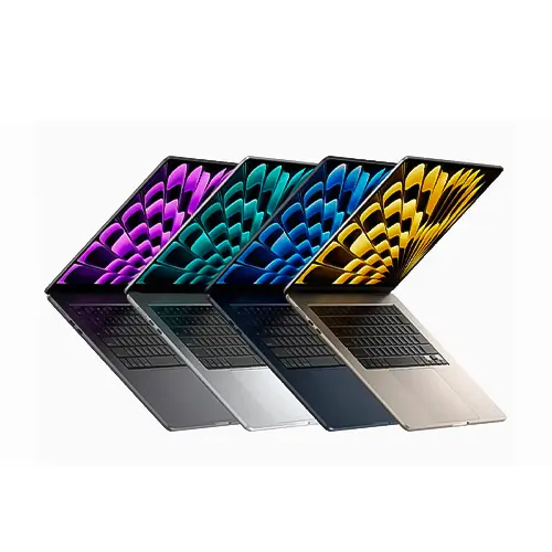 مک بوک 13.6 اینچی اپل مدل macbook air 2025 mc6 m4 با ظرفیت 512 گیگابایت و 24 گیگ رم