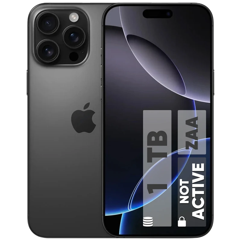 گوشی اپل iphone 16 pro max zaa رجیستر‌شده دو سیم‌کارت 1 ترابایت با رم 8 گیگابایت